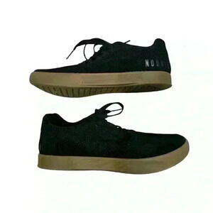 NWOT Nobull Black Dark Gum Suede Trainer Women’s 7.5, Men’s 6